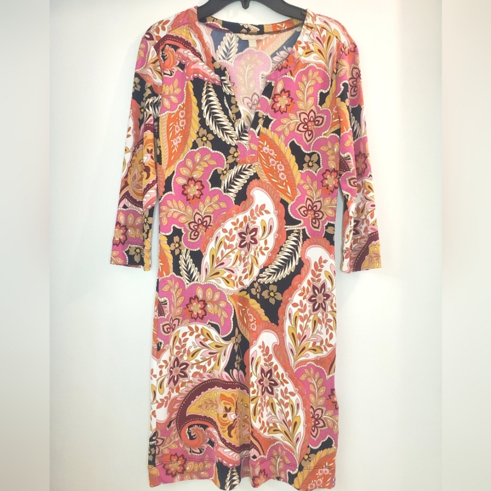 Banana Republic Floral Paisley Print Dress